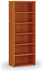 Kancelársky regál PRIMO WOOD, 800 x 420 x 2128 mm, čerešňa