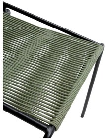 Zelené kovové stohovateľné jedálenské stoličky v súprave 2 ks Emily – Marckeric