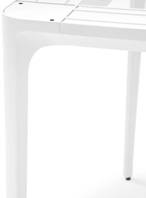 BAHAMAS ALU stôl white