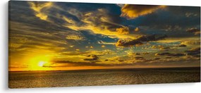 Západ slnka na mori (120x50 cm)