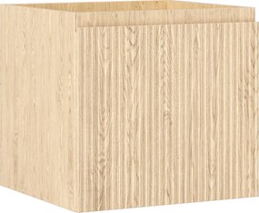 Mexen Rivel, kúpeľňová skrinka 50 cm, 1 zásuvka, drážkovaná, dub, 91A20-05047-1-BF81