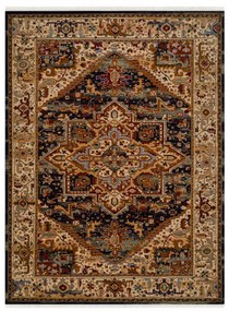 Koberec KESHAN Ornament, strapce 2886/53511 béžový / granátový