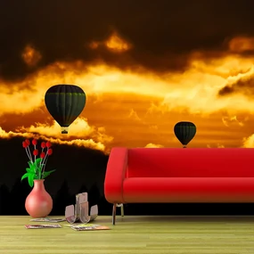 Sablio Tapeta Teplovzdušné balóny - 125x75 cm