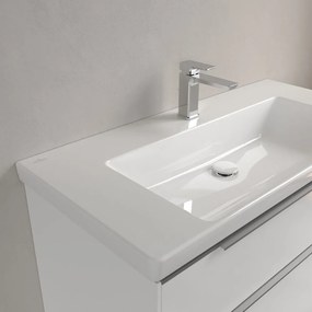 VILLEROY &amp; BOCH Subway 3.0 umývadlo na skrinku s otvorom, bez prepadu, 1000 x 470 mm, biela alpská, s povrchom CeramicPlus, 4A70A2R1