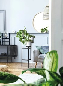 Stojan na kvety BLOOME 125 cm sivý/čierny