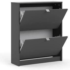 Sivá výklopná skrinka na topánky Shoes – Tvilum