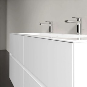 VILLEROY &amp; BOCH Collaro závesná skrinka pod umývadlo, 4 zásuvky, s LED osvetlením, 1196 x 498 x 603 mm, White Matt, C140B0MS