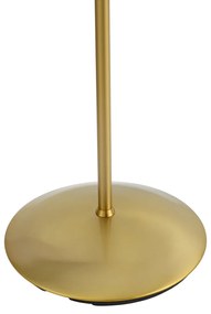 Moderná stojaca lampa mosadzná vrátane LED 3-stupňové stmievanie nabíjateľná - Waldorf