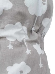 NEW BABY Klasická šnurovacia zavinovačka New Baby Obláčik sivá