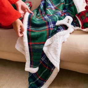 Deka MANTA kockovaná, zelená 864761