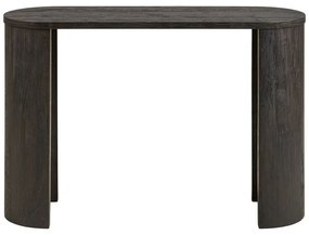 Tmavohnedý konzolový stolík v dekore duba 38x114 cm Bibione – House Nordic