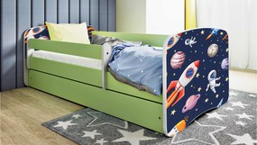 XXXLutz POSTEĽ PRE DETI A MLÁDEŽ 80/160 cm, zelená, biela MID.YOU - Detské izby - 00214200024P