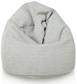 Sedací vak SAKO svetlosivý bouclé