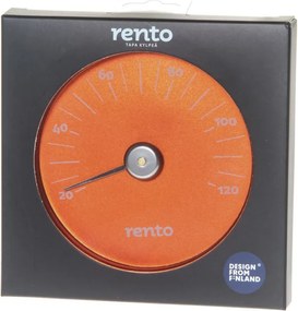 RENTO Teploměr do sauny kulatý - oranžová