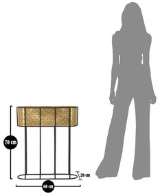 Kovový stojan na kvety Oval – Mauro Ferretti