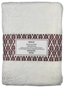 Záclona na páske Holly polyester biela 140x180 Merkury Home II/22
