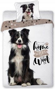 DETSKÉ BAVLNENÉ OBLIEČKY BEST FRIENDS 160X200 CM, 1KS 70X80 CM VZOROVANÉ