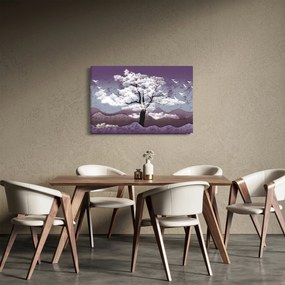 Obraz - Strom v oblakoch (90x60 cm)