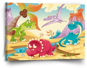 Sablio Obraz Dinosauri 5 - 90x60 cm