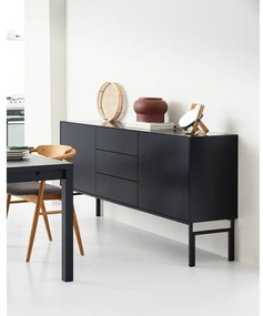 Čierna nízka komoda 180x89 cm Edge by Hammel - Hammel Furniture