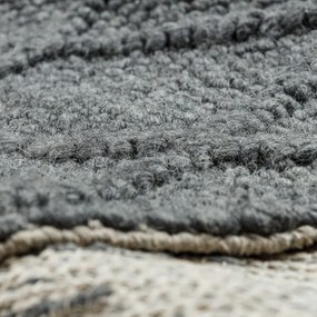Dywany Łuszczów, Kusový koberec Tahar 99001K antra, 120x180, šedá, obývacia izba