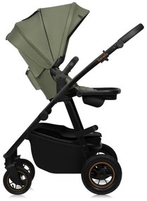 Lionelo - Kombinovaný kočík 3v1 AMBER PLUS Zelený les
