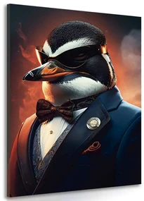 Obraz zvierací gangster tučniak