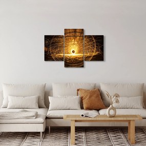 Obraz svietiaceho disku (90x60 cm)