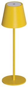 Kanlux 36323 - LED Stmievateľná stolná lampa INITA LED/1,2W/1800 mAh IP54 žltá