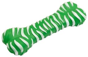Gumová hračka pre psov BONE 18 cm, zelená