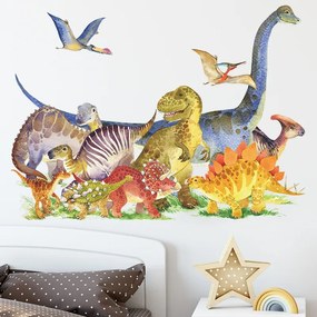 Samolepka na stenu "Dinosaury 10" 60x44cm