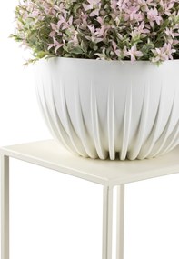 STOJAN NA KVETINÁČ SIMPLE 100X24X24 CM KRÉMOVÁ