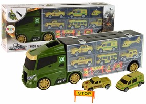 LEAN TOYS Ťahač pre autá - zelená
