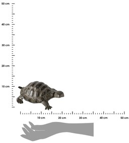 Záhradná liatinová figúrka Trully2, 6x21 cm, hnedá