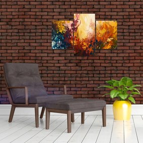 Obraz - Abstraktná maľba kvetov (90x60 cm)