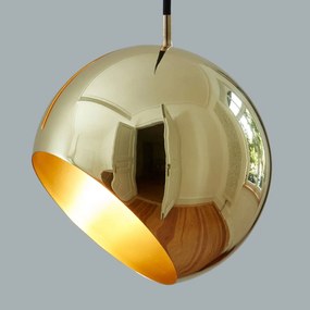 Nyta Tilt Globe Brass závesná lampa kábel 3 m