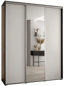 Skriňa 45 Canaris 3 200 čierna/biela/silver