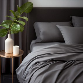 SATÉNOVÉ OBLIEČKY SATINLOVE CLASSIC 140X200 CM, 1KS 70X80 CM SIVÉ