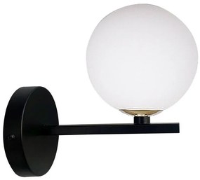 Candellux Čierne nástenné svietidlo Kama pre žiarovku G9 21-01221