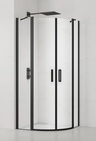 Sprchový kút štvrťkruh 80x80 cm SAT Fusion SATFUSP80CT