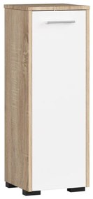 Kúpeľňová skrinka FIN S30 1D dub sonoma / biela