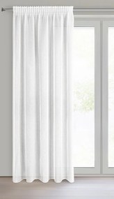 ZÁCLONA NA PÁSKE LUCILA 140X270 CM BIELA