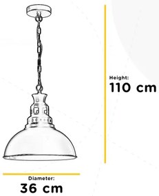 ONLI - Luster na reťazi ISTANBUL 1xE27/22W/230V čierna
