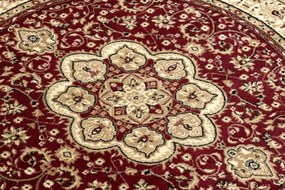 Koberec ROYAL ADR kruh vzor 521 bordo
