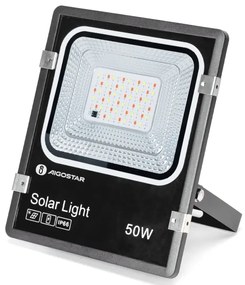 Aigostar - LED RGB Stmievateľný solárny reflektor LED/50W/3,2V IP66 + DO