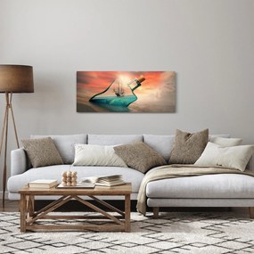 Obraz - Život vo fľaši (120x50 cm)