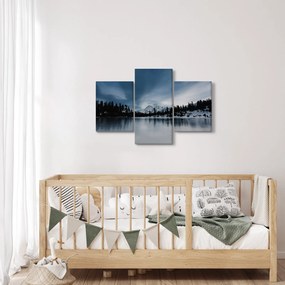 Obraz - Na zamrznutom jazere (90x60 cm)