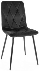 Sametová jídelní židle Tom - výber z 3 prevedení