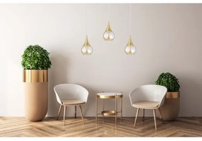 Luster na lanku LACRIMA WHITE 3xE27/60W/230V