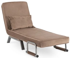 Kreslo pohovka rozkladacia PRATO bežová - vintino.sk